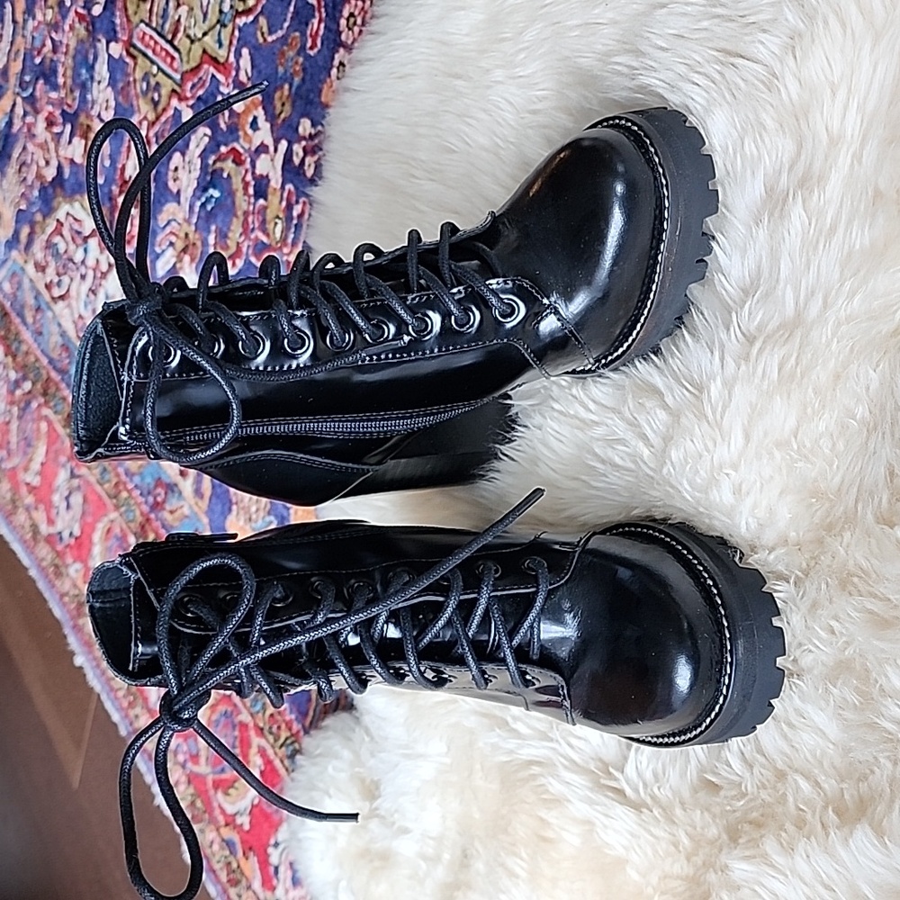 Jeffrey Campbell - Legion Lace Up Ankle Boot - Black